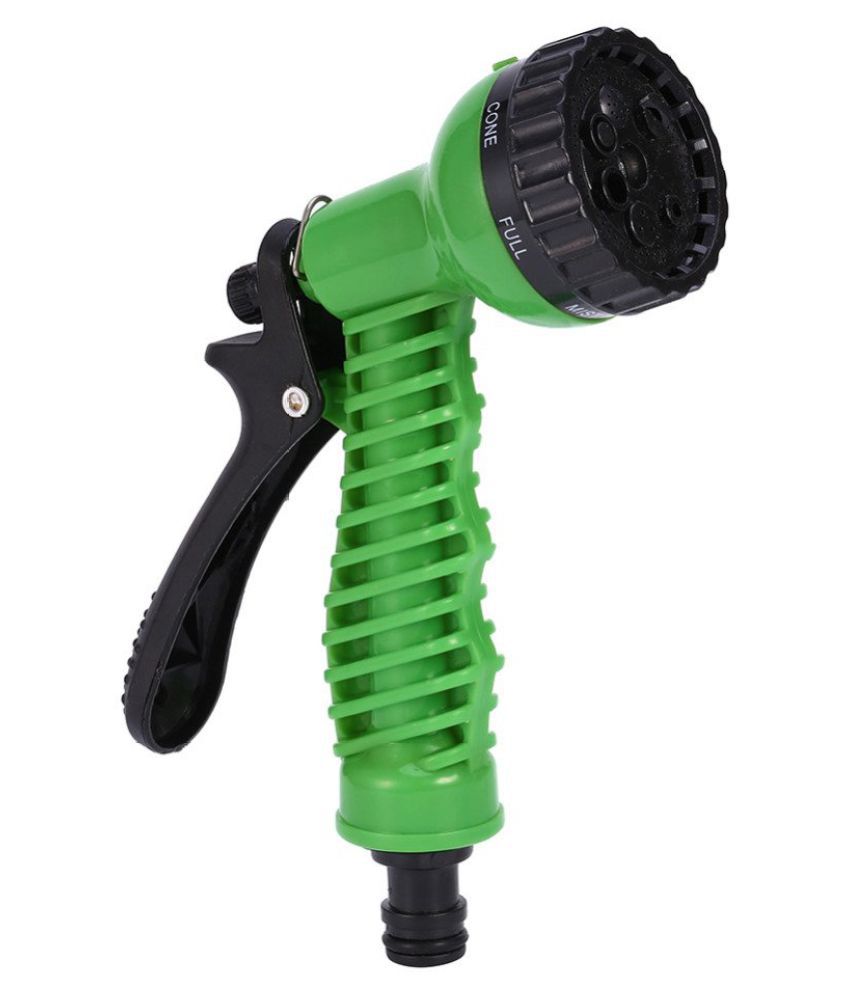     			7 Function Highpressure Water Gun for Car and Bike and Gardening Cleaning (Water Pressure Depends On Tap Water Flow)