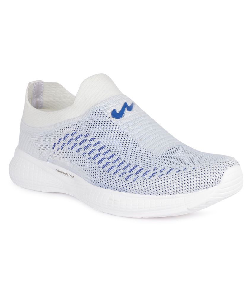     			Campus VAYU White Running Shoes