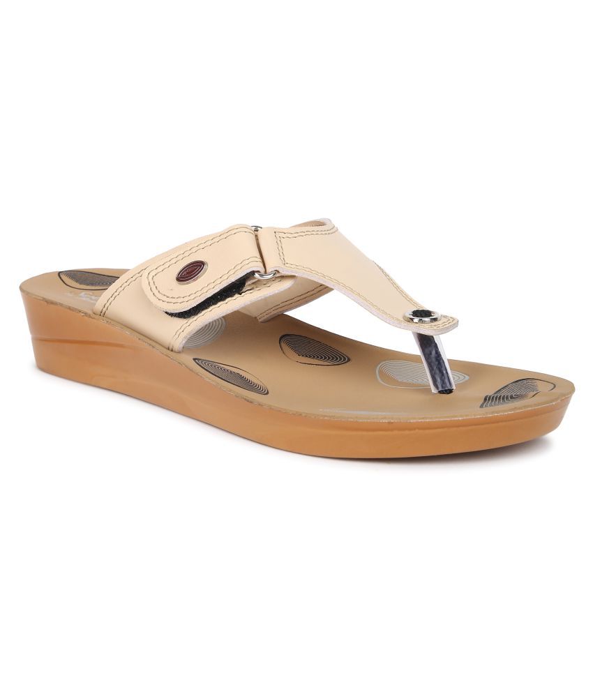 Paragon Beige Slippers