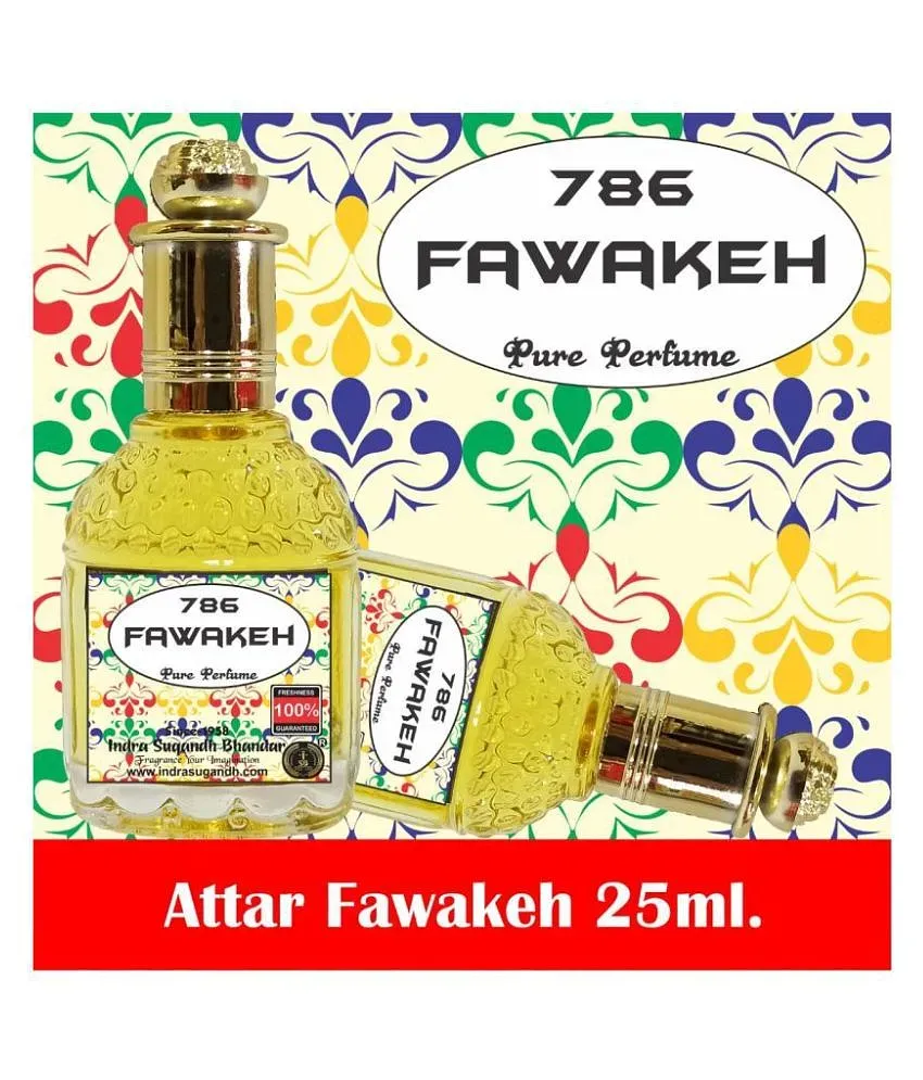 INDRA SUGANDH BHANDAR Attar For Men Women Fawakeh 786 Pure Arabic