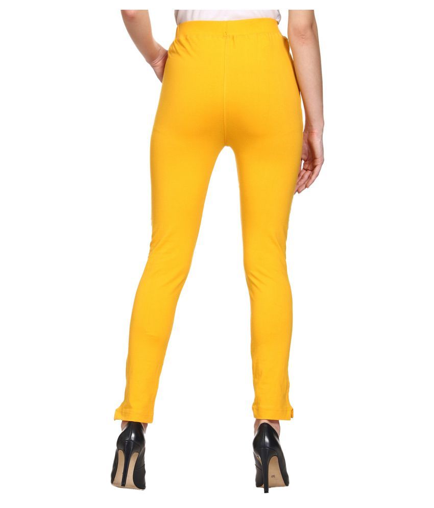 yellow jeggings