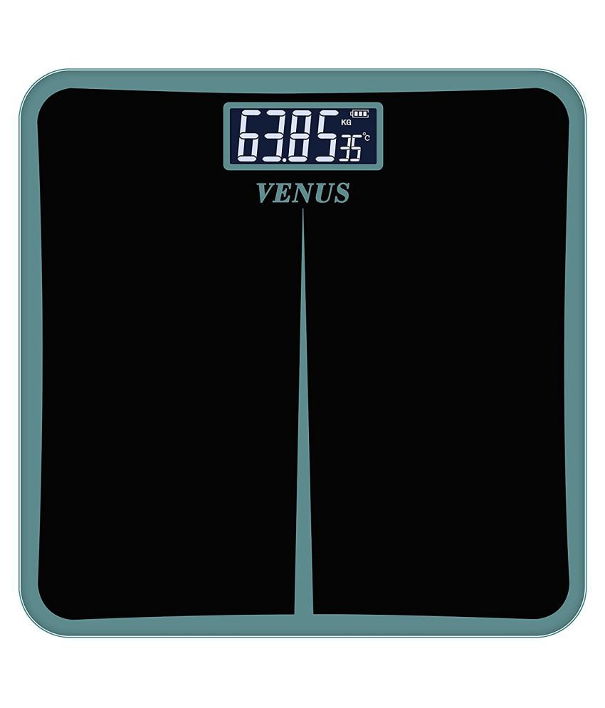     			Venus Electronic Digital LCD Body Weighing Scales EPS-8199-New-Black