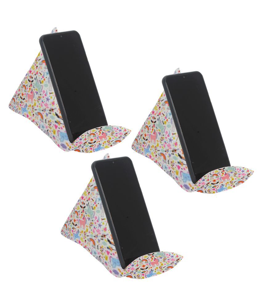     			Fabric Phone Stands,Phone Pillow Holder for iPhone X iPhone 8,Phone Sofa Bean Bag Cushion,(Set of 3),Butterfly