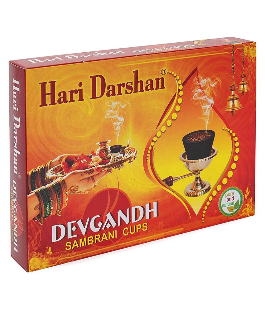 Hari Darshan Sambrani Cup (Pack of 2, 12 Cups in Pack)