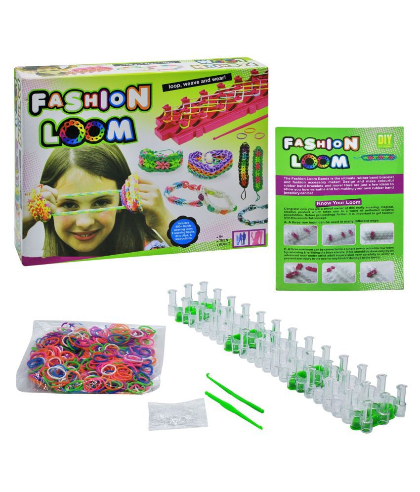     			Toy Cloud Fashion Loom Bands Medium | Jewellery Accesories Maker Craft Kit for 5+ Year Girls