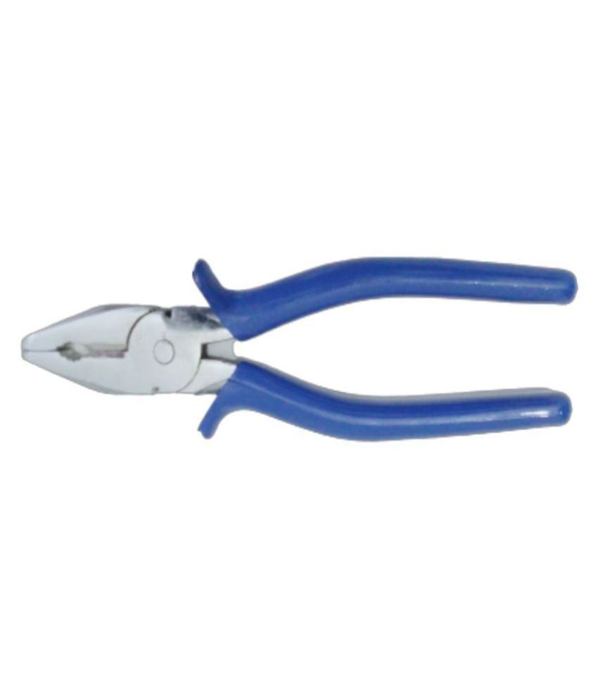 CTM Pliers 205mm Screw Extraction Pliers, High Leverage Lineman's Pliers Side Cutting Plier, Engineer Heavy Duty Combination Pliers with Wire Cutters and Crimper
