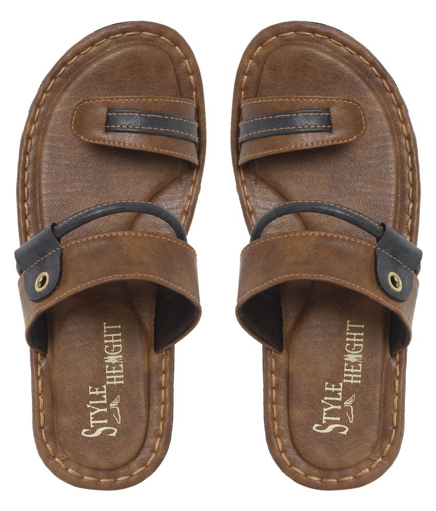     			Style Height Brown Flip Flops