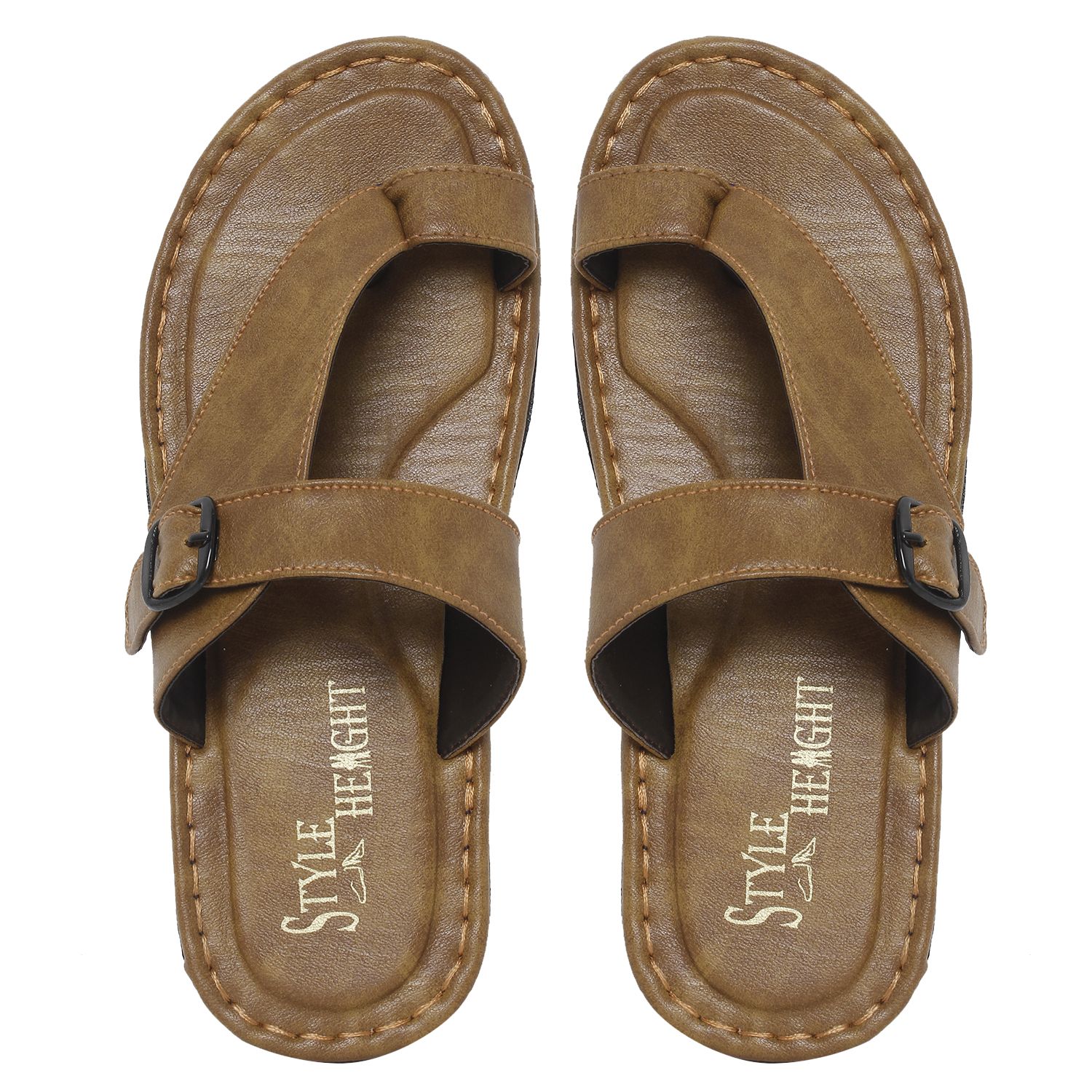     			Style Height Tan Flip Flops