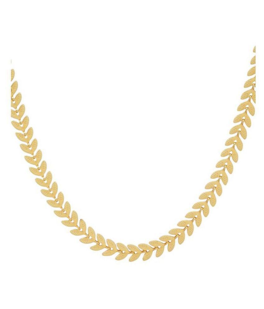     			Aadiyatri Designer 22kt Gold Plated Chain