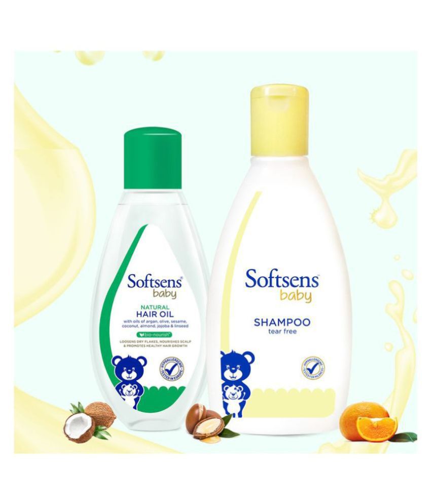     			Softsens Baby Hair Care Duo with Tear free Shampoo (200ml) & Hair Oil (100ml)