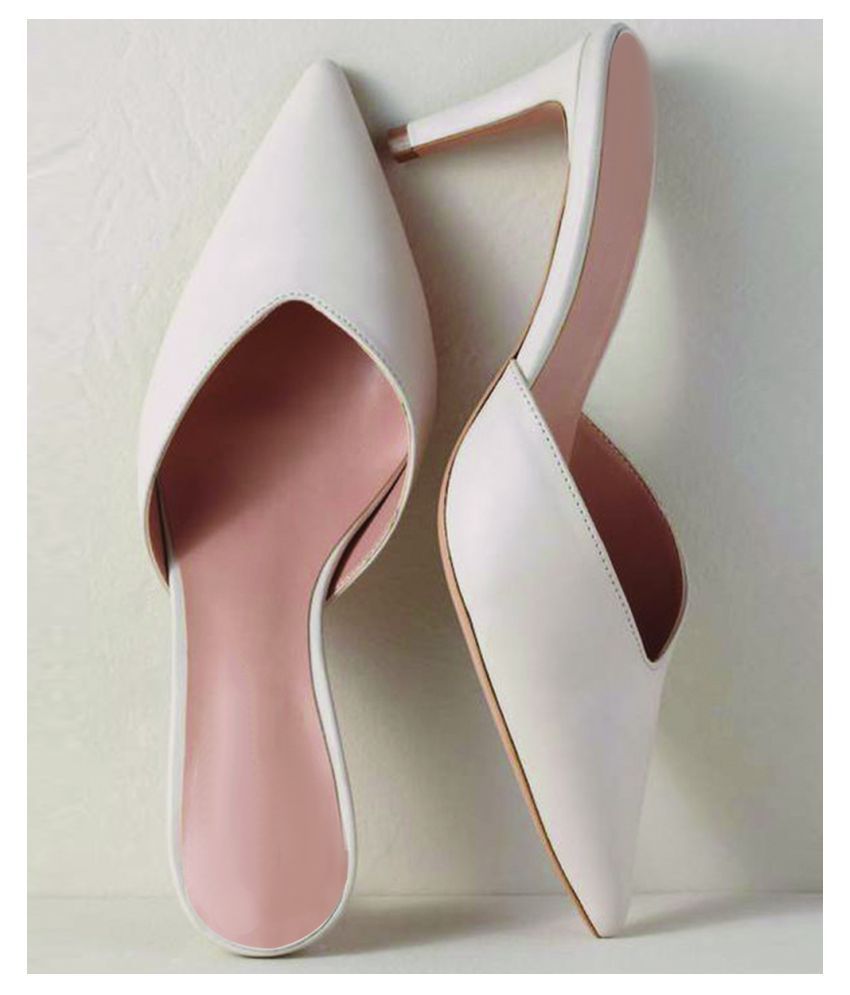 Buy Street Style Store Beige Cone Heels 