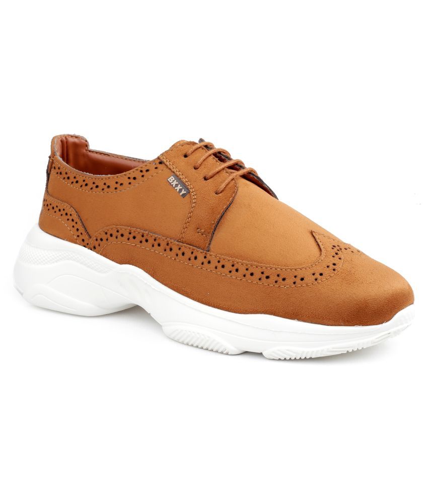     			BXXY Sneakers Tan Casual Shoes