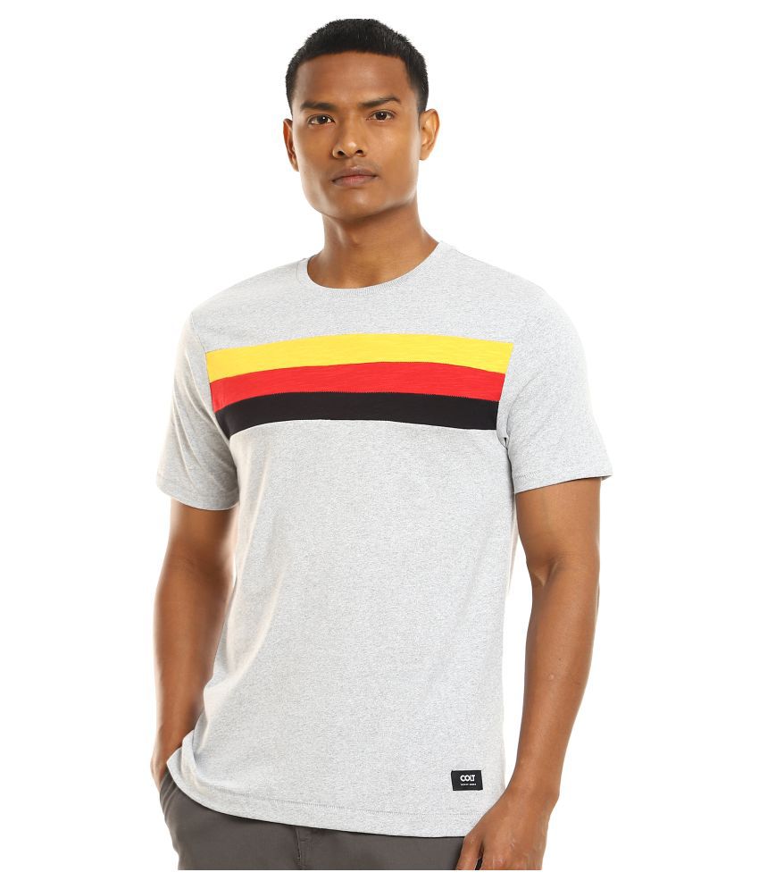     			Colt Cotton Blend Grey Striper T-Shirt Single Pack