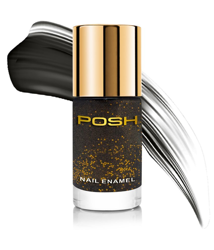     			Posh Nail Polish Black Texture 9 mL