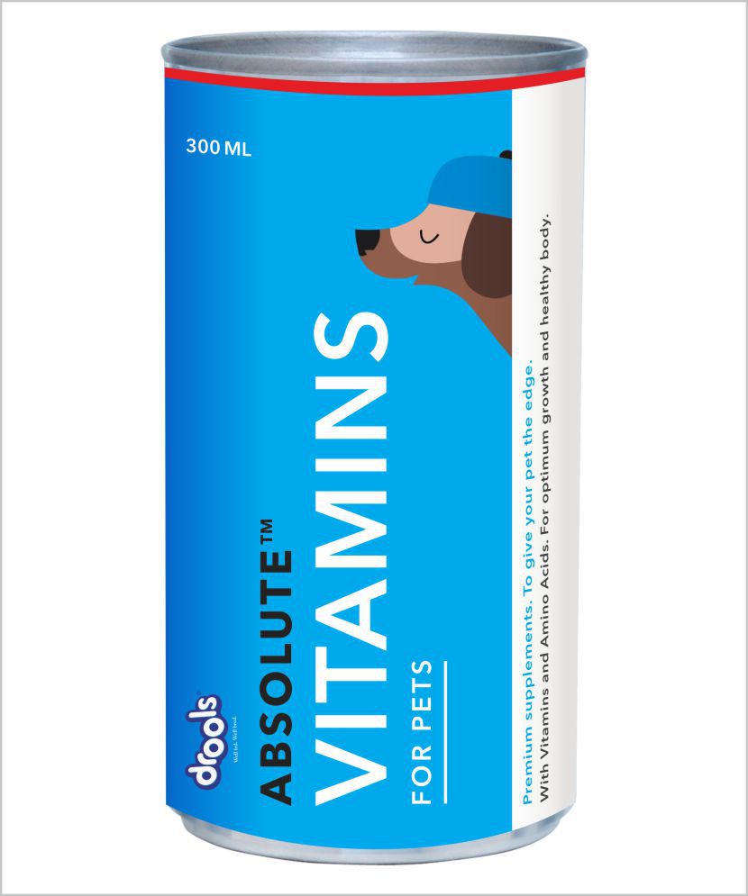     			Drools Absolute Vitamin Syrup- Dog Supplement, 300ml