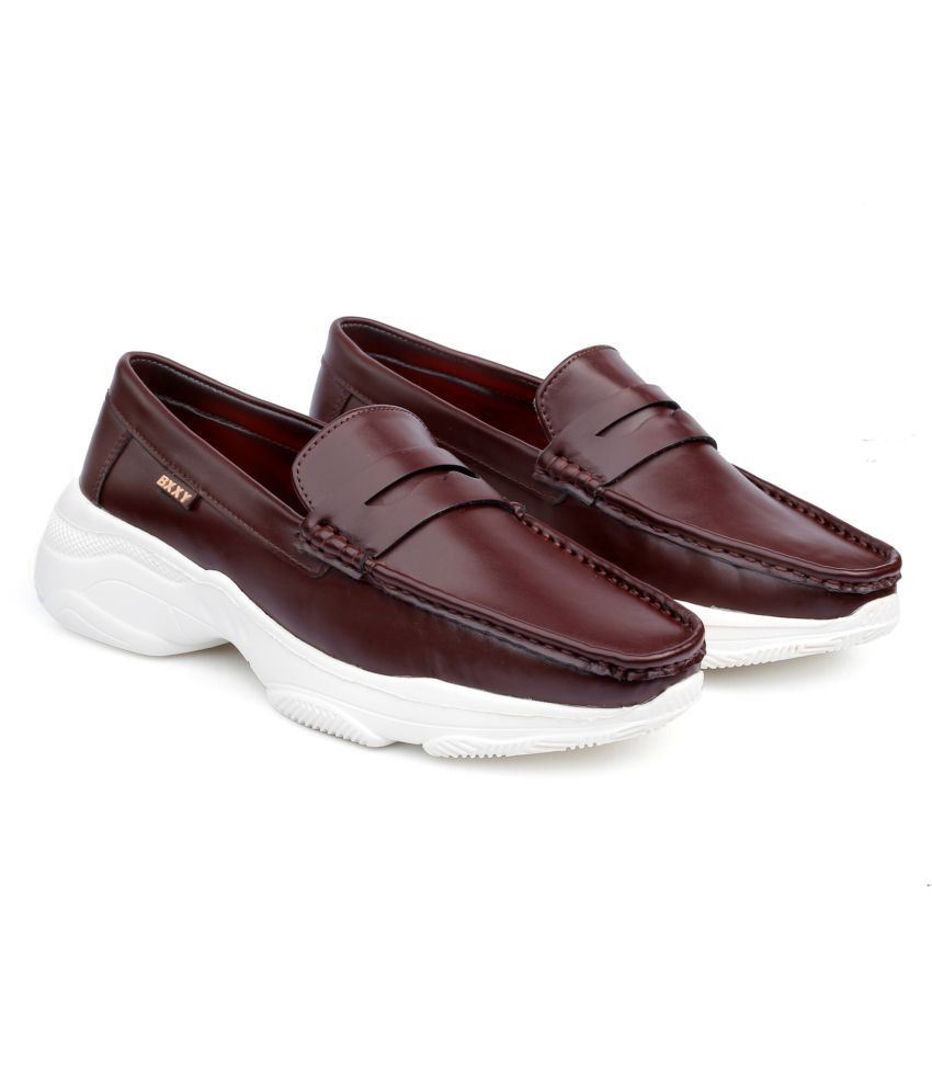     			BXXY Brown Loafers