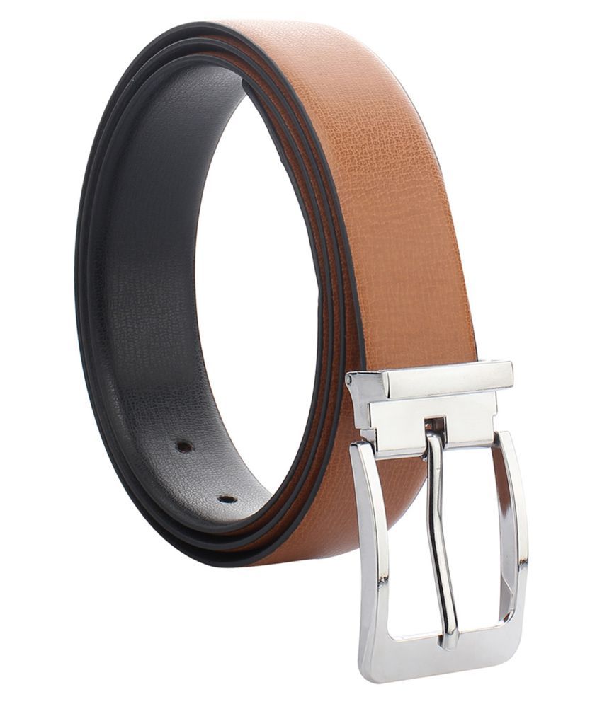     			Loopa Tan PU Formal Belt Pack of 1