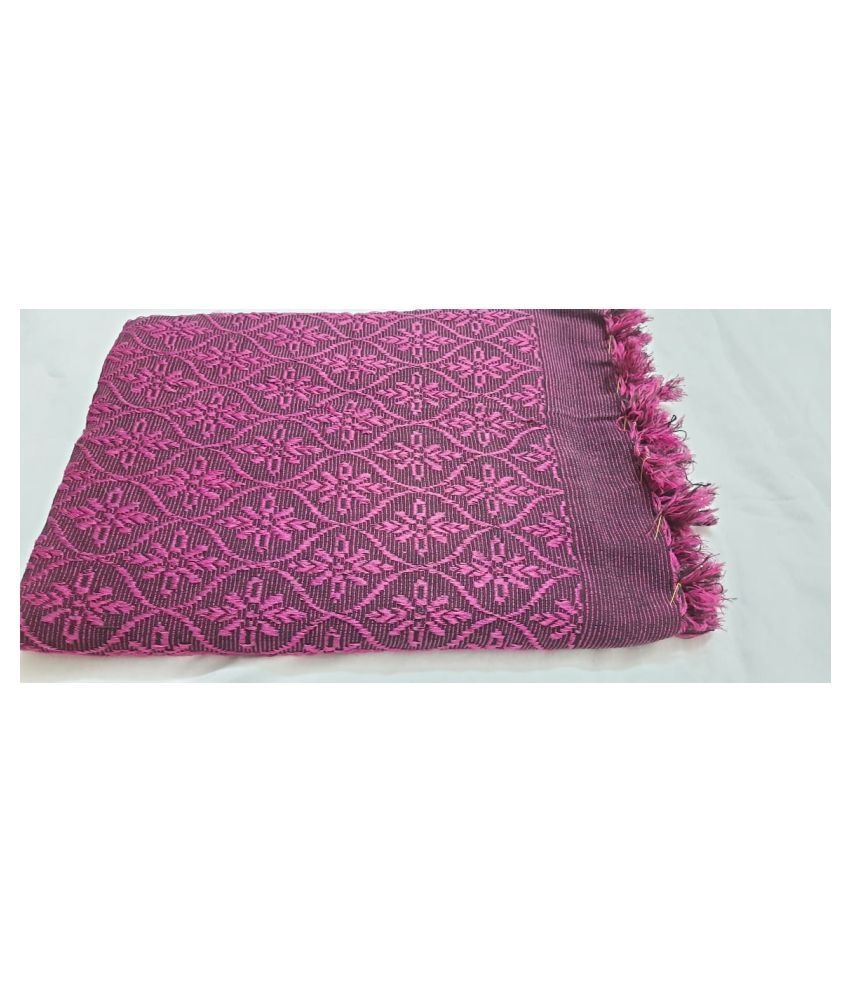     			NISSI Single Poly Cotton Floral Blanket