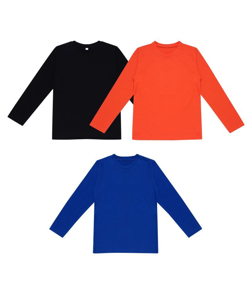     			Diaz Boys/Girls Cotton Full Sleeves T-shirt combo pack of 3