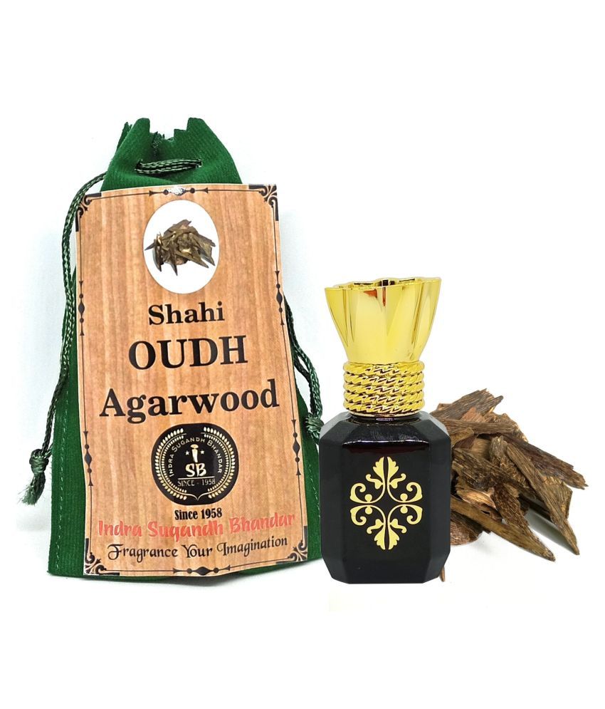 INDRA SUGANDH BHANDAR Real Men's Shahi Oudh Agarwood Attar For Men