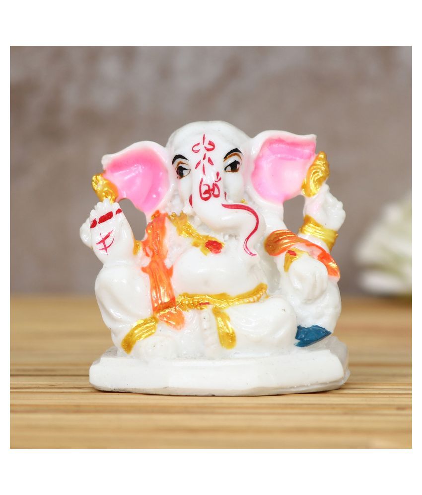     			eCraftIndia Showpiece Resin Ganesha Idol 7 x 5 cms Pack of 1