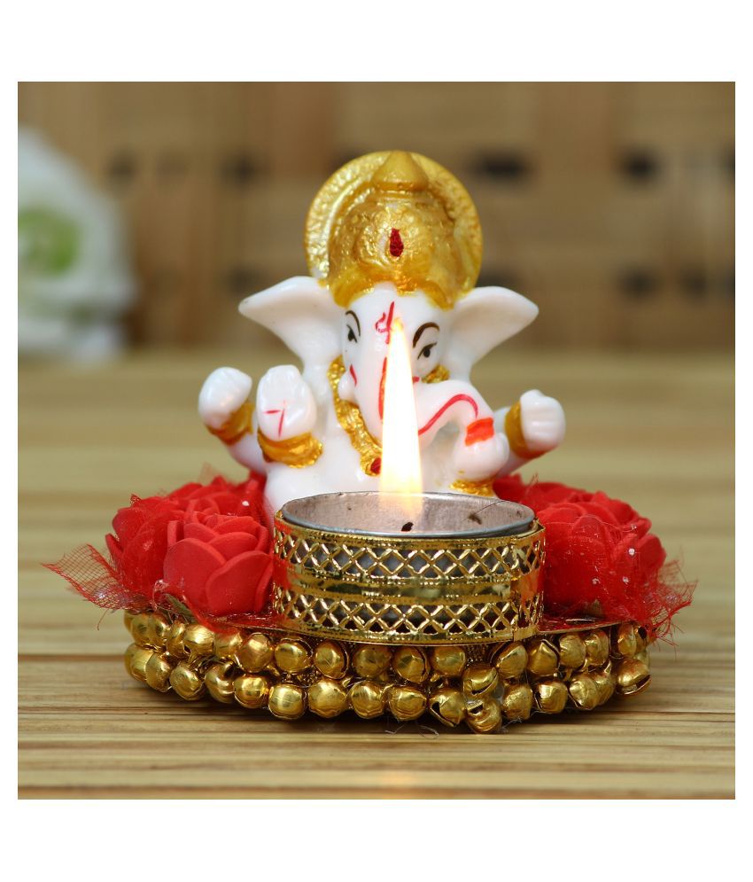     			eCraftIndia Showpiece Resin Ganesha Idol 8 x 10 cms Pack of 1
