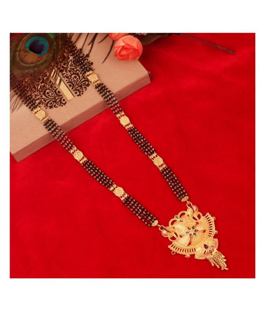 lakshmi coin mangalsutra