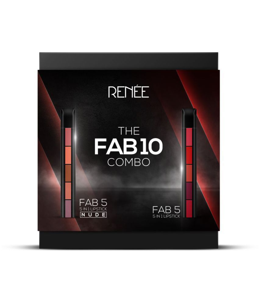 Renee Fab10 Combo Lipstick Multi Pack of 2 15 g
