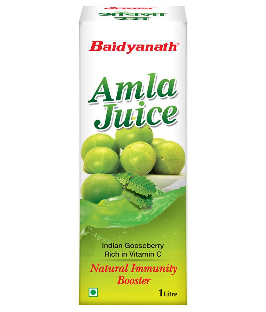     			Baidyanath Amla Juice - 1 Ltr (Pack of 4)