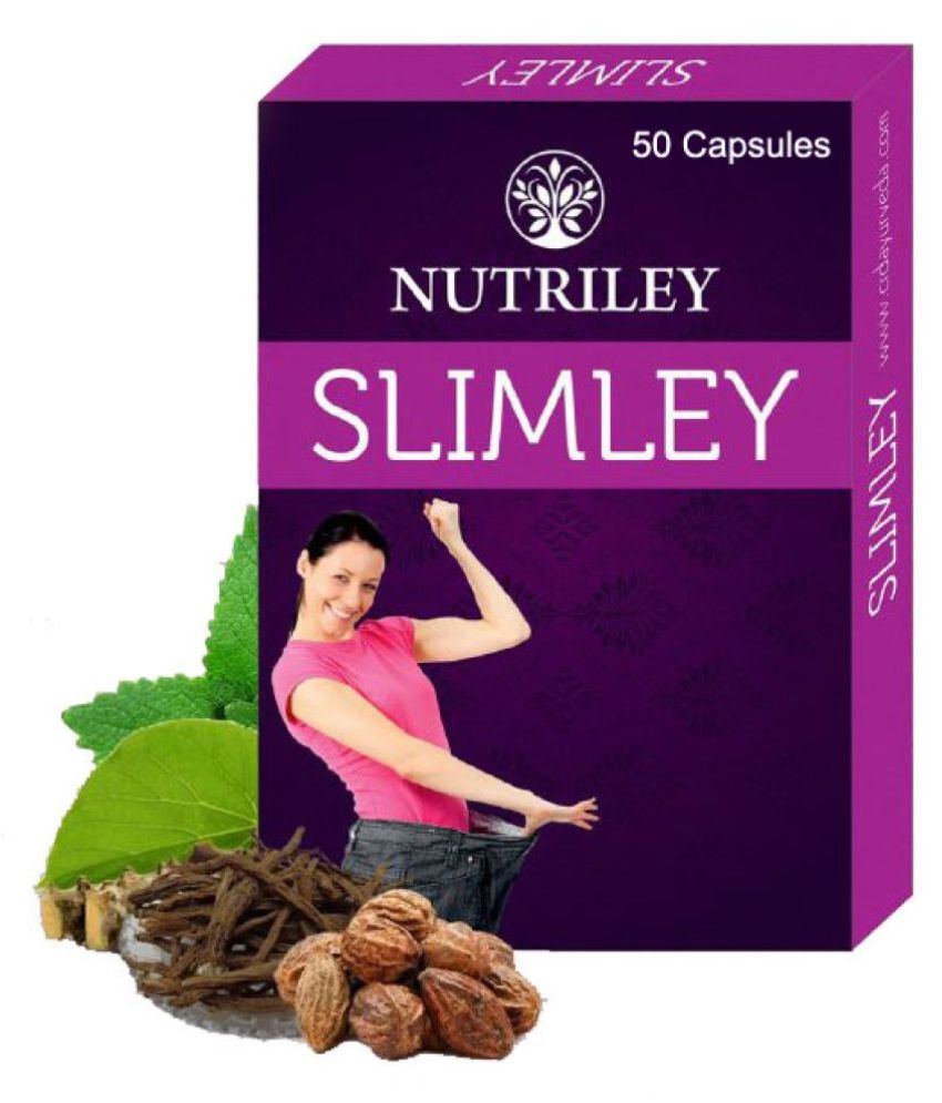     			Nutriley Weight Loss Capsule for Slim body & Belly Fat 50 gm Fat Burner Capsule Pack of 3
