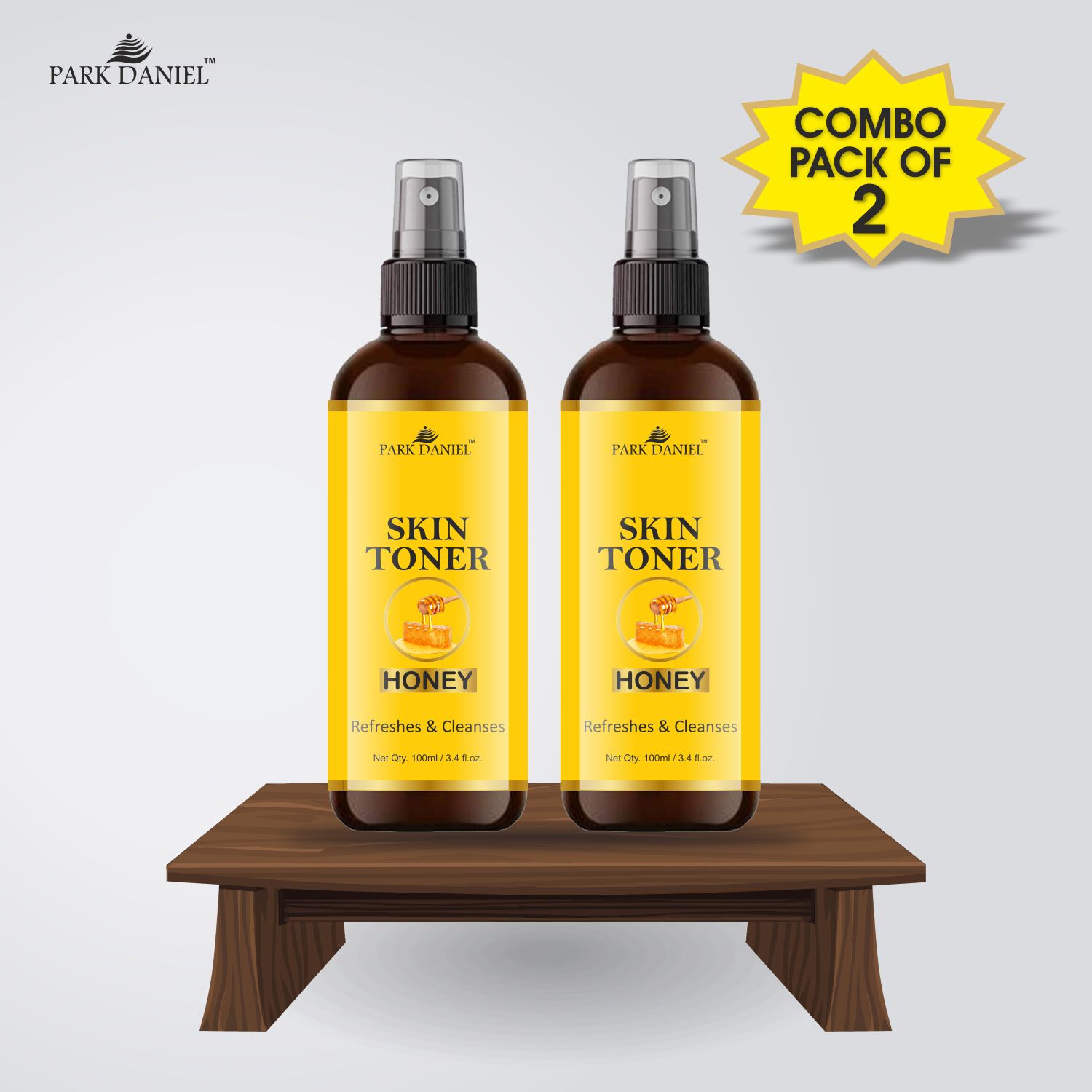     			Park Daniel Premium Honey Skin Tonic 200 mL Pack of 2
