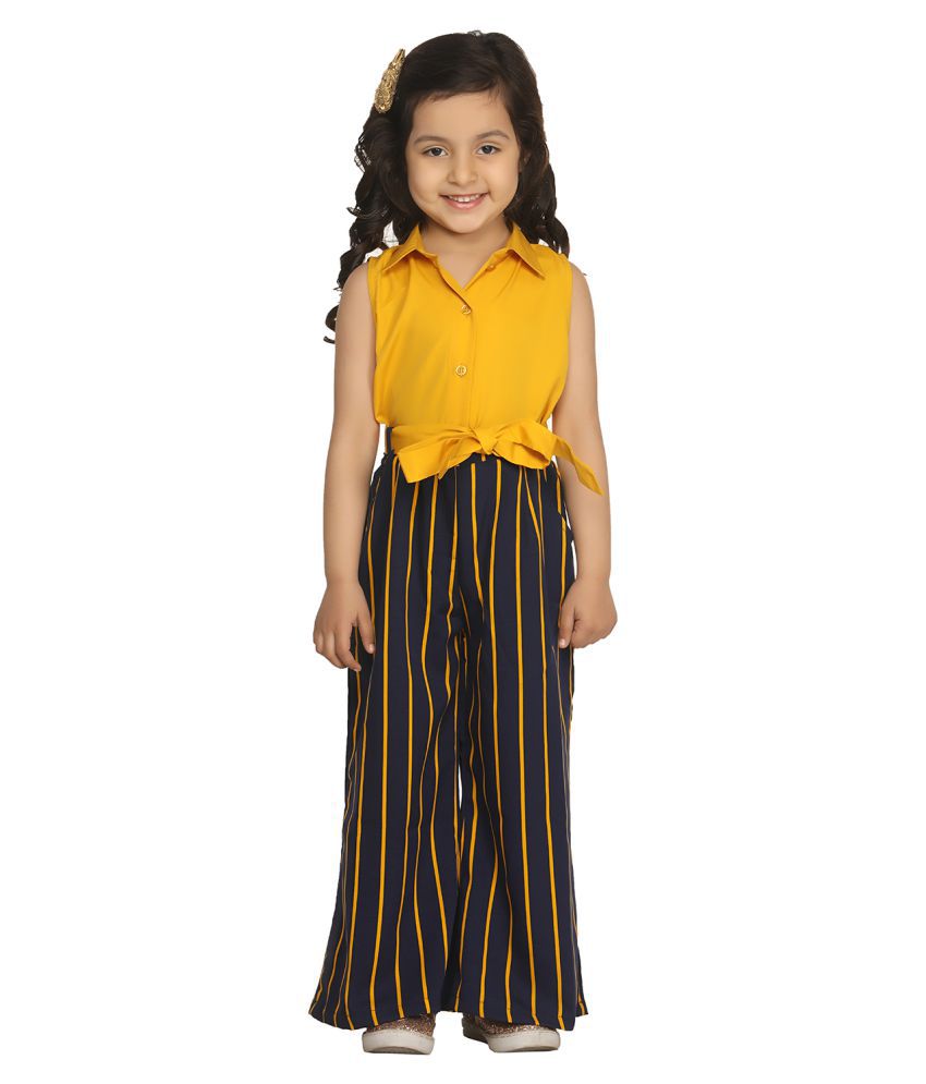     			Lilpicks - Yellow Polyester Girls Jumpsuit ( Pack of 1 )