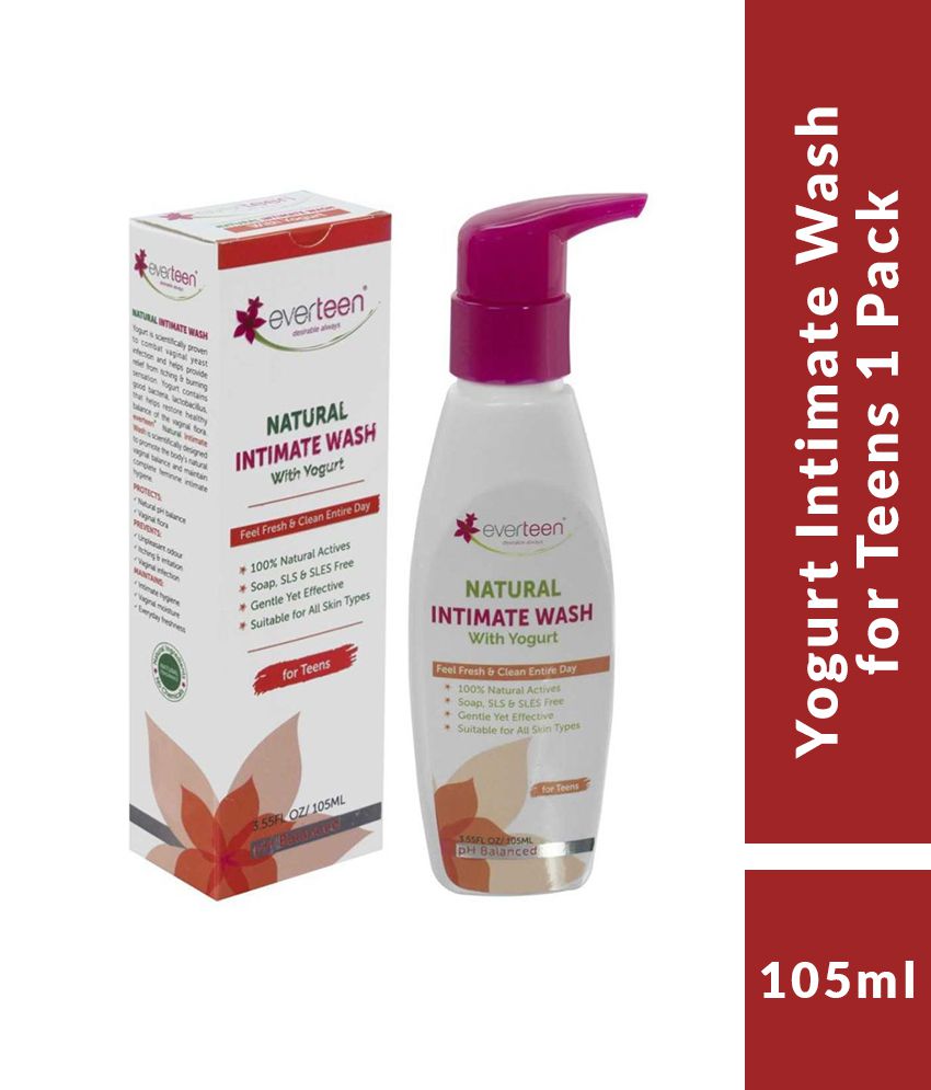     			everteen Yogurt Natural Intimate Wash for Feminine Intimate Hygiene in Teens - 1 Pack (105ml)