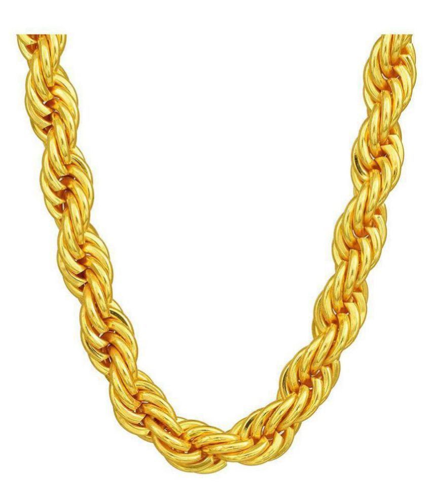     			aadiyatri - Gold Plated Chain ( Pack of 1 )