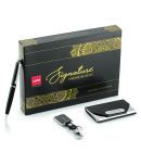 Cello Signature Ethos Executive Gift set | Premium Ball Pen With Visiting Card Holder and Keychain | Ideal for Gifting for special occasions