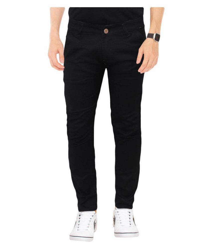     			Urban Legends - Black Cotton Blend Regular Fit Men's Jeans ( Pack of 1 )