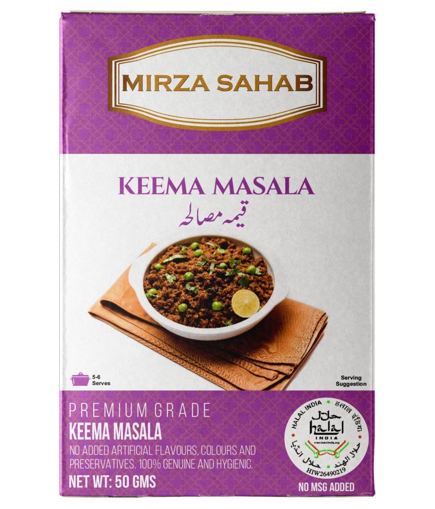     			Mirza Sahab Keema Masala Instant Mix 50 gm Pack of 4