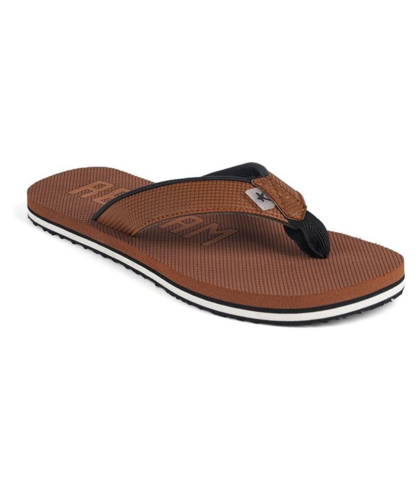     			REFOAM Brown Daily Slippers