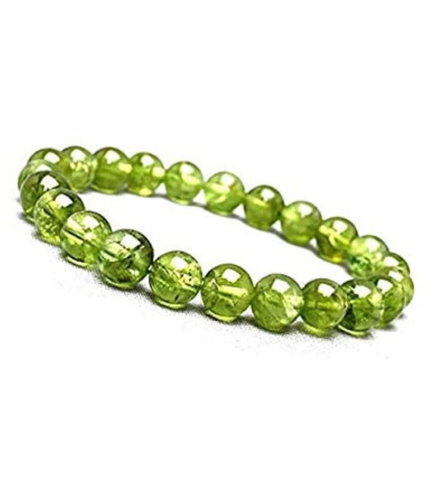     			8mm Green Peridot Bracelet Natural Agate Stone Bracelet