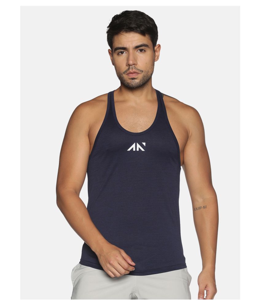     			Aesthetic Nation Polyester Men's Vest ( Navy )