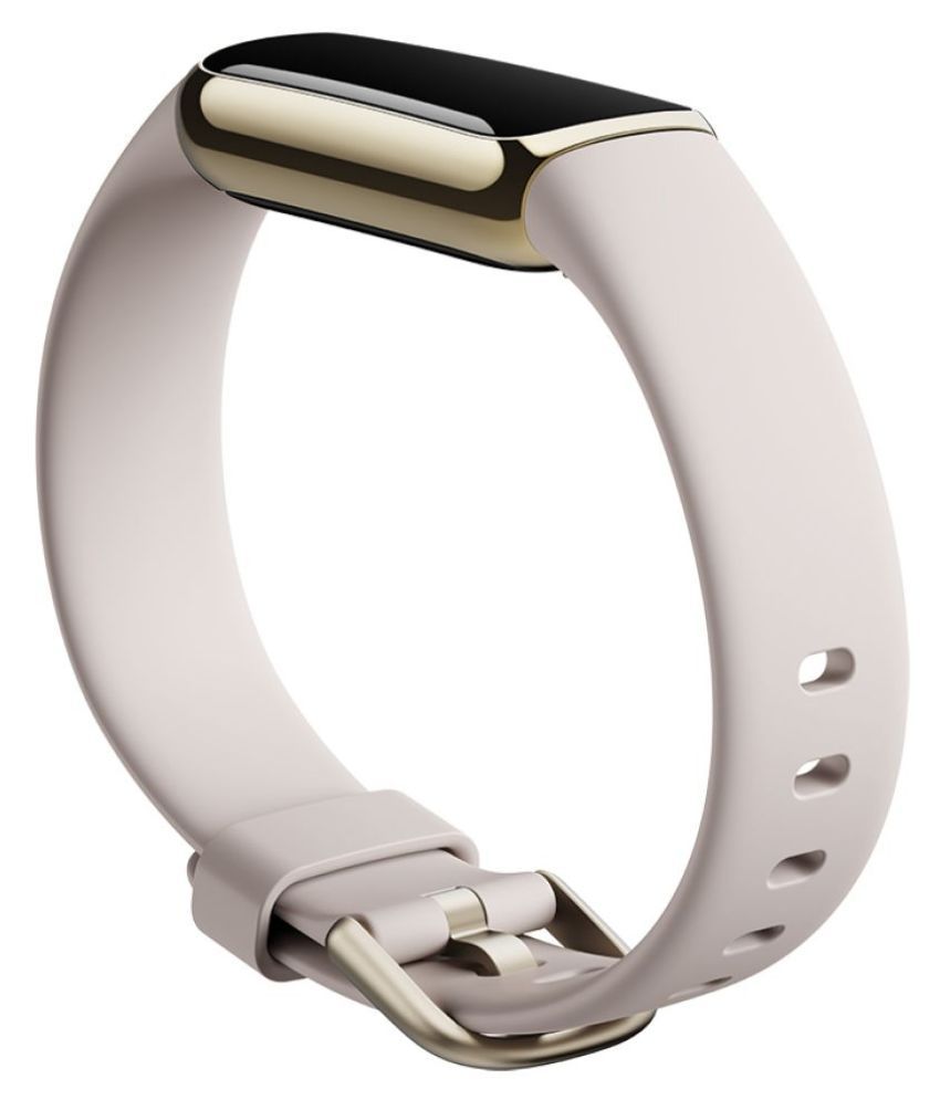 Buy Fitbit Luxe Lunar White / Soft Gold Stainless Steel Online at Best ...
