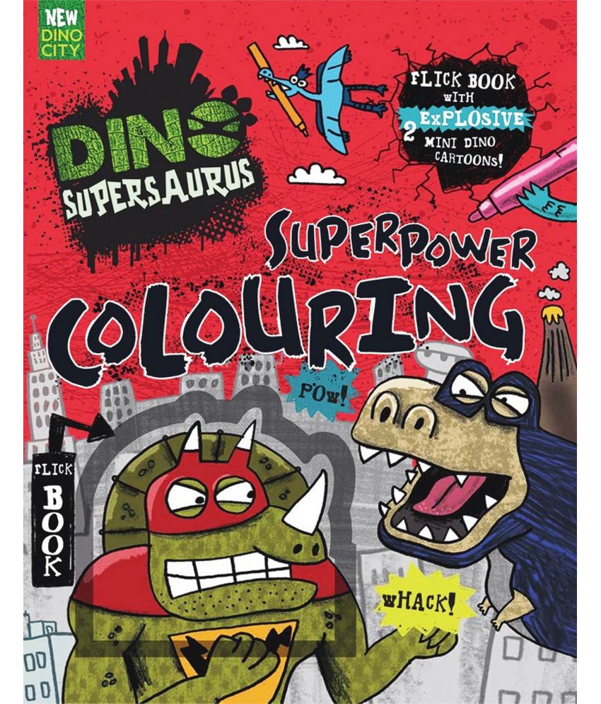     			Dino Supersaurus Superpower Colouring