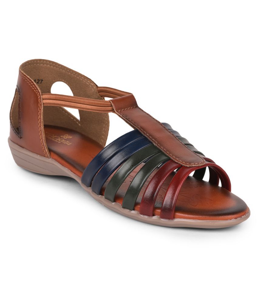     			Liberty Tan Floater Sandals