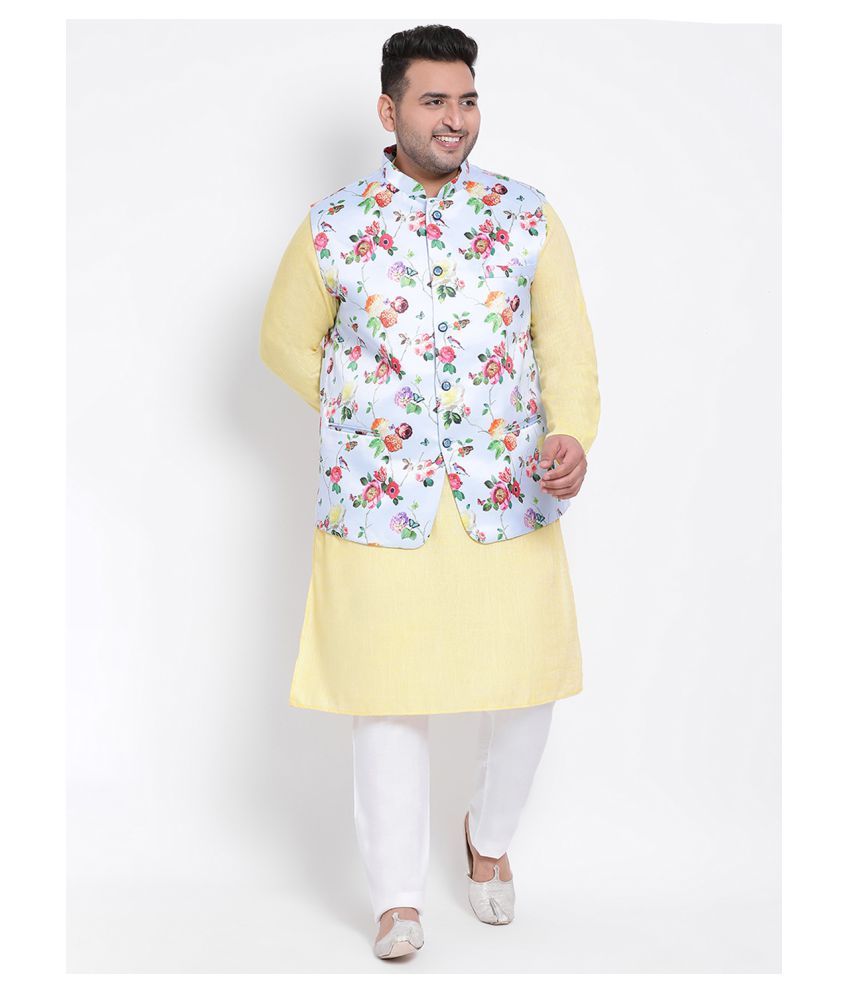     			Hangup Multi Jacquard Kurta Pyjama Set Single Pack