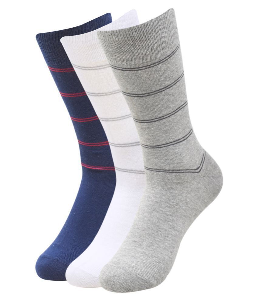 Balenzia Cotton Formal Mid Length Socks Pack of 3