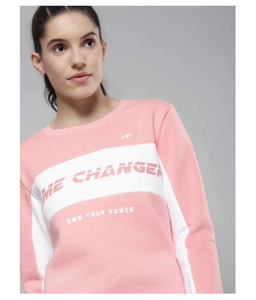     			Alcis - Peach Cotton Women's Sweatshirt