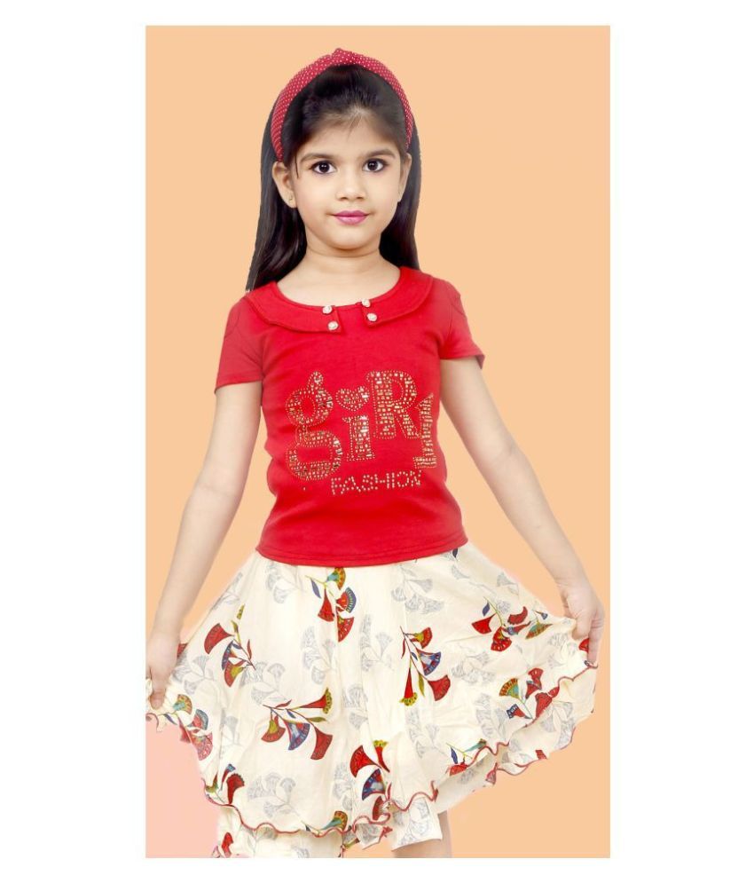 skirt top for girls