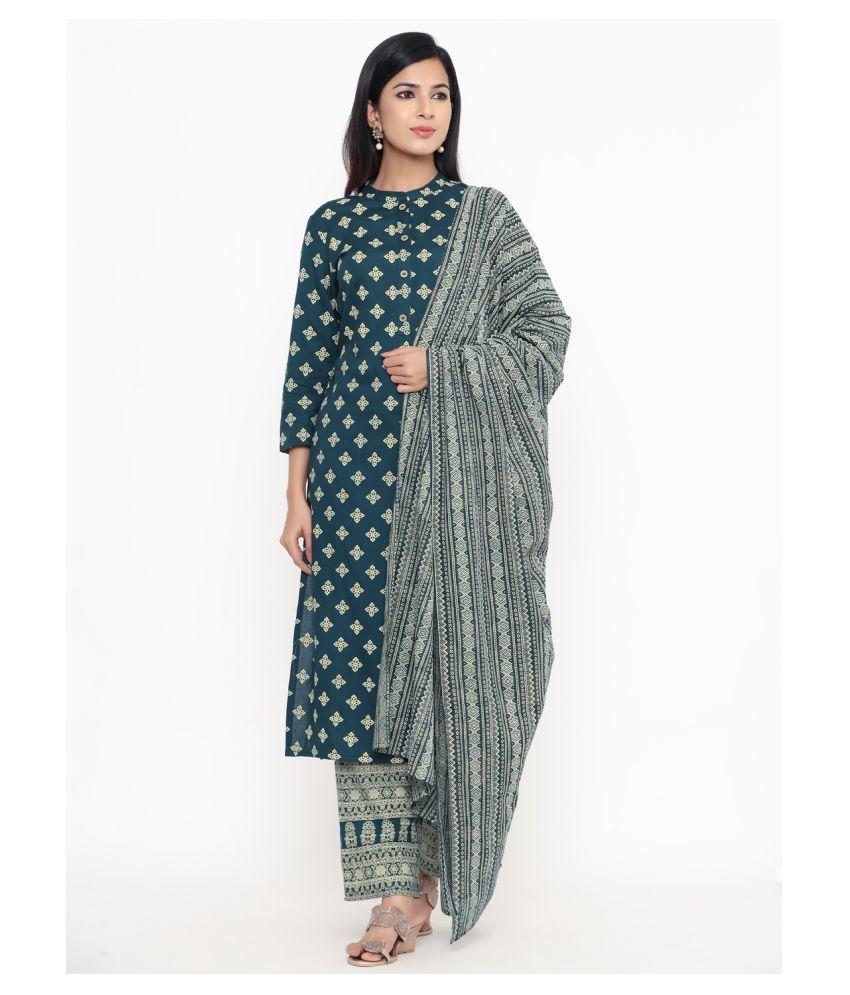     			Kbz Rayon Kurti With Palazzo - Stitched Suit