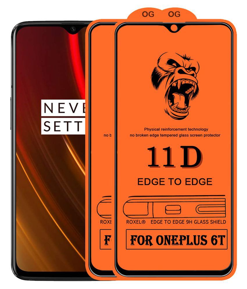 OnePlus 6T Tempered Glass by VILLA