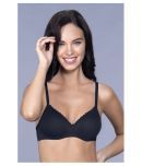 Amante Cotton Lightly Padded Women's T-Shirt Bra ( Black )